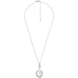 Damen Kette mit Medaillon-Anhänger, Edelstahl