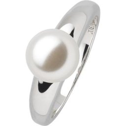 Damen Ring ""XS5220"", 925er Silber mit Kunstperle