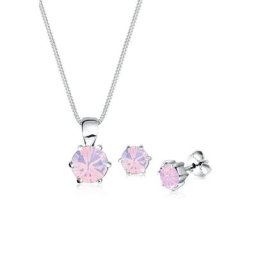 Elli Schmuckset Basic mit Kristall rund