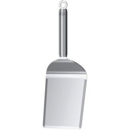 RÖSLE Grillspachtel Plancha, 25431, mit abgerundeten Ecken zum Wenden von Grillgut, Edelstahl 18/10