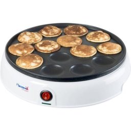 bestron Poffertjes-Maker APFM700W Sweet Dreams, 800 W, im Retro Design, Mini Pfannkuchen Automat, mit Antihaftbeschichtung