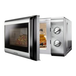 Privileg Mikrowelle 148438, Mikrowelle, 20 l, mit 5 Leistungsstufen, silber