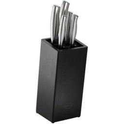 RÖSLE Messerblock (6tlg), aus Bambusholz mit 5 Messern, ergonomische Griffe, Klingenspezialstahl
