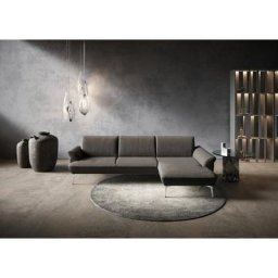 himolla Ecksofa himolla 9900, Recamiere rechts o. links, Füße Aluminium, ohne Hocker