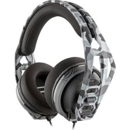 nacon Nacon RIG 400HS Gaming-Headset, Camo-schwarz, 3,5 mm Klinke Gaming-Headset (Mikrofon abnehmbar, kabelgebunden, Stereo, Over Ear, PC, Mac, PS4-Lizenz)