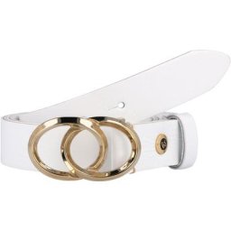 b.belt Gürtel Leder Weiss Damen