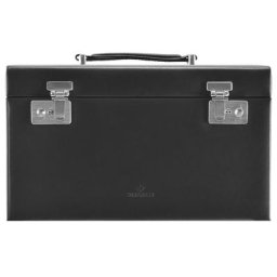 Windrose Ambiance Schmuckkoffer 31 cm Leder Körbe & Aufbewahrung Schwarz Damen