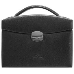 Windrose Beluga Schmuckkoffer 21,5 cm Leder Körbe & Aufbewahrung Schwarz Damen
