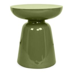 Beistelltisch CERSEÏ - Beistelltisch in Khaki mit Glossy Finish & Fiberglass, H43