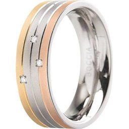 Damen Ring, Titan mit 3 Diamanten, zus. ca. 0,015 Karat