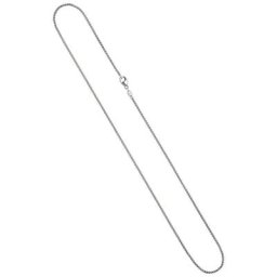 JOBO Kette ohne Anhänger Zopfkette, 585 Weißgold 42 cm 1,2 mm