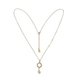 leslii Kette ohne Anhänger Halskette Pearls Gold, mit stilvoller Kunstperle