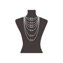 CELESTA Kette mit Anhänger 375/- Gelbgold 2farbig Zirkonia