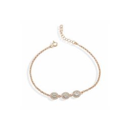dKeniz Silberarmband 925/- Sterling Silber rosévergoldet Pure Elegance (Set, 1-tlg)