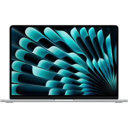 Apple Notebook MBA 15.3 SLV/10C GPU/8GB/256GB-DEU Notebook (38,91 cm/15,3 Zoll, Apple M2, 10-Core GPU, 256 GB SSD)