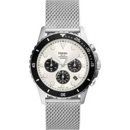 Fossil Chronograph Edelstahl Herrenuhren Herren