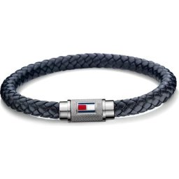 Tommy Hilfiger Tommy Hilfiger Herren-Herrenarmband Edelstahl/Leder Braun Braun 32003434 Armbänder & Armreife