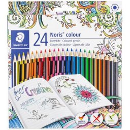 Farbstifte-Set, 24 Stifte, bunt