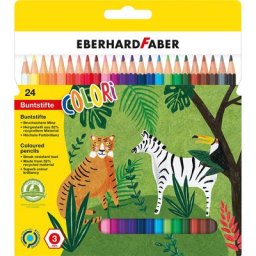 Farbstifte-Set, bunt, 24 Stifte