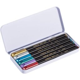 edding Filzstifte, Metallic, 6 Stifte