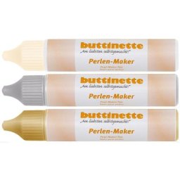 buttinette Perlen-Maker Set Edel 3x 30 ml