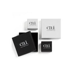 CAÏ Paar Ohrstecker 925/- Sterling Silber vergoldet Weißtopas