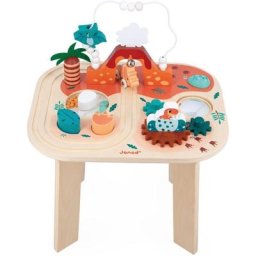 Janod Spieltisch Aktivitätstisch - Dinosaurier, FSC®- schützt Wald - weltweit