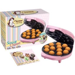 bestron Cakepop-Maker DCPM12 Sweet Dreams, 700 W, im Retro Design, Antihaftbeschichtung, Rosa