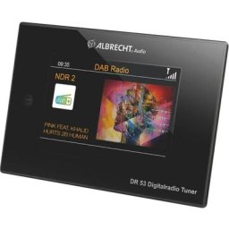 Dr 53 DAB+/UKW/Bluetooth Tischradio dab, dab+, ukw Inkl. Fernbedienung, Spotify Schwarz - Albrecht
