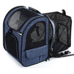 Transportboxen Haustier Rucksack Hunderucksack bis 5kg,Erweiterbar Faltbar, für Hunde Katzen