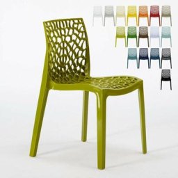 Stapelbar Polypropylen Küche Bar Stühle Gruvyer Farbe: Grün Anis - Grand Soleil