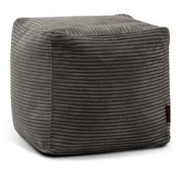 Pouf Up Waves Dark Grey
