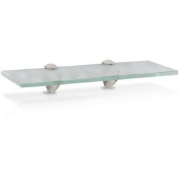 Randaco Glasregal Wandregale mit Halterung Glasboden Badregal Bad Ablage Glasablage Regal Glas