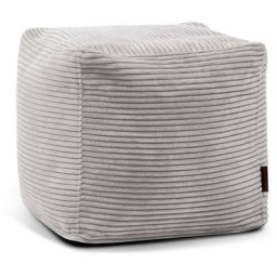 Pouf Up Waves White Grey
