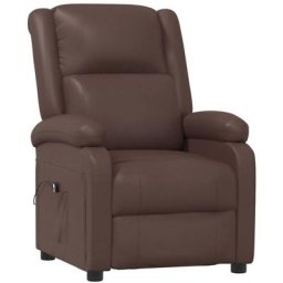 Elektrischer Relaxsessel Braun Kunstleder Vidaxl Braun