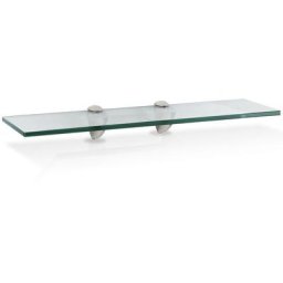 Glasregal Wandregale mit Halterung Glasboden Badregal Bad Ablage Glasablage Regal Glas Badablage