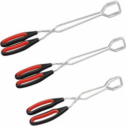 Scherenzange, 12 Zoll/ 11 Zoll/ 9 Zoll Küchengrill-Scherenzange, robuste Edelstahlzange mit