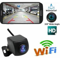 HD WIFI Wireless Backup Kamera Rückfahrkamera für Auto, Fahrzeuge, WiFi Rückfahrkamera mit