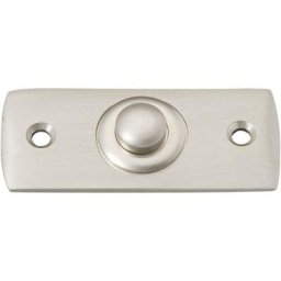 70409 Klingeltaster 1fach Vernickelt 24 V/1 a - Heidemann