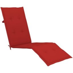Vidaxl - Liegestuhl-Auflage Rot (75+105)x50x3 cm Rot