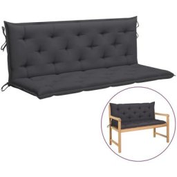 Yoyo - Auflage für Hollywoodschaukel Anthrazit 150 cm Stoff