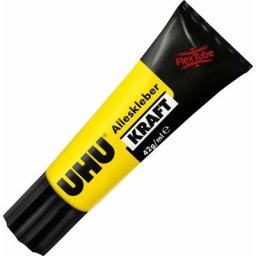 Alleskleber Kraft Flex und Clean Kunststofftube Tray 42g - UHU