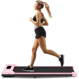 Bigzzia Laufband für Zuhause Joggen - Laufbänder Untertisch Laufgerät Elektrisch mit LCD-Display +