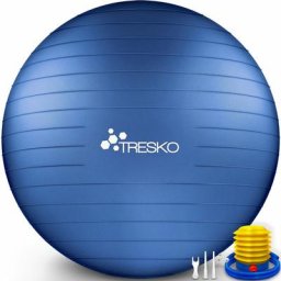 TRESKO Gymnastikball mit Pumpe Fitnessball Yogaball Sitzball Sportball Pilates Ball Sportball