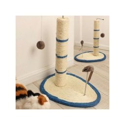 Trade Shop Traesio - Tiragraffi für Katzen Seil mit Ball Mickey Mouse Tree Sisal Cat zieht Kratzer