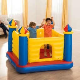Intex - 48259 Jump-O-Lene Hüpfburg Kinder Aufblasbares Trampolin