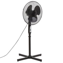 Standventilator Kupfer Metall mit Fernbedienung Timer 3 Flügeln 3 Geschwindigkeitsstufen höhenverstellbar Retro Wohn- u. Arbeitszimmer