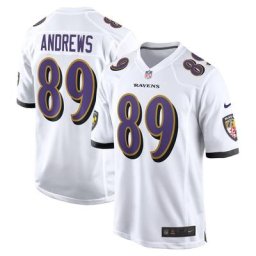 Baltimore Ravens Nike Road Game Trikot - Weiß - Mark Andrews - Jugend