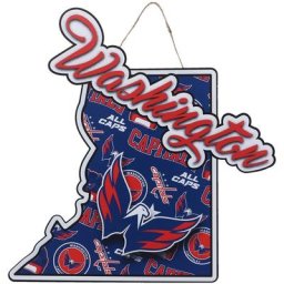 FOCO Washington Capitals 10,5 '' x 15 '' gestanztes Staatsschild