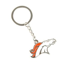 Denver Broncos Logo Keyring
